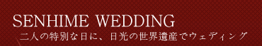 SENHIME WEDDING@l̓ʂȓɁA̐EYŃEFfBO